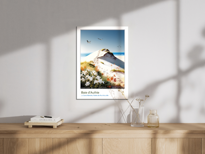 Affiche Pointe de Routhiauville la Dune Blanche - Baie d'Authie – Image 5