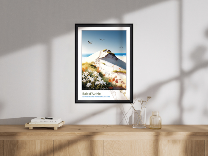Affiche Pointe de Routhiauville la Dune Blanche - Baie d'Authie – Image 4