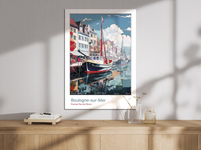 Affiche Premier Port de Pêche - Boulogne-sur-Mer – Image 3