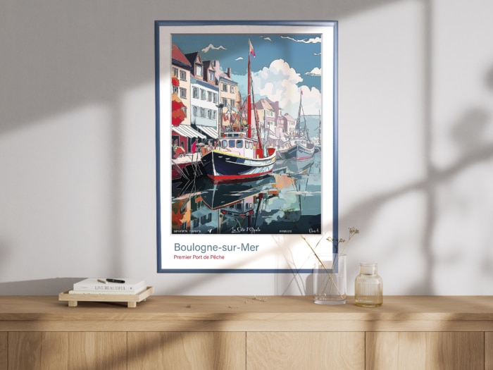 Affiche Premier Port de Pêche - Boulogne-sur-Mer – Image 4