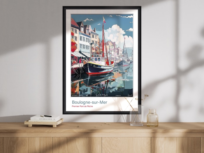 Affiche Premier Port de Pêche - Boulogne-sur-Mer – Image 2