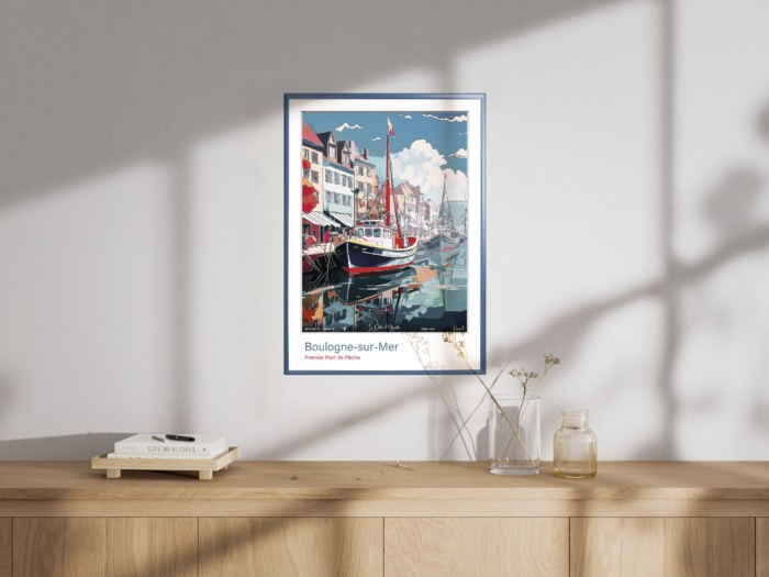 Affiche Premier Port de Pêche - Boulogne-sur-Mer – Image 7