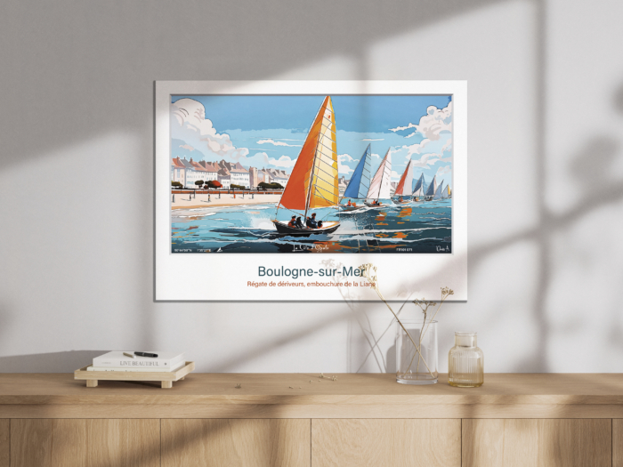 Affiche Régate de dériveurs - Boulogne-sur-Mer – Image 3