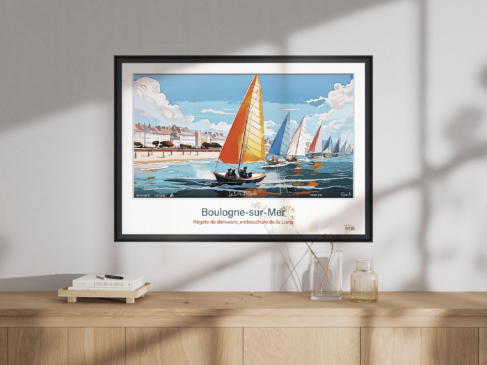 Affiche Régate de dériveurs - Boulogne-sur-Mer – Image 2