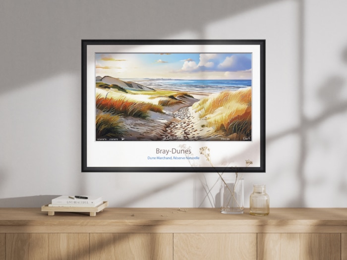 Affiche Dune Marchand - Bray Dunes – Image 2