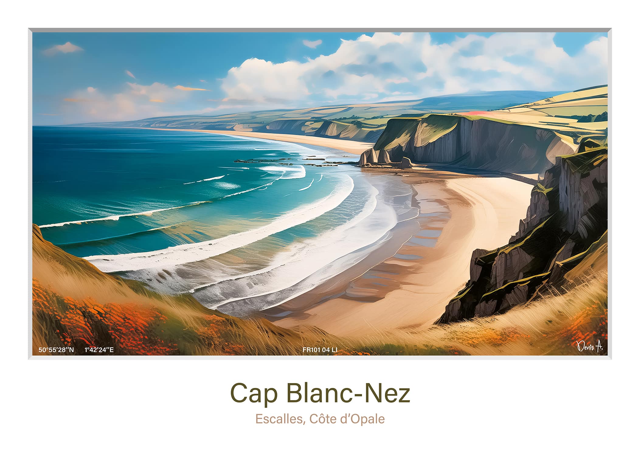 Affiche Cap Blanc Nez FR101 04 LI