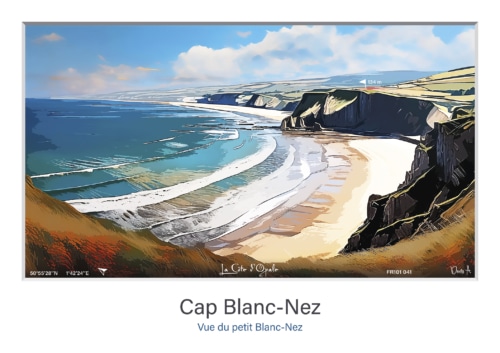Affiche Cap Blanc-Nez - Escalles