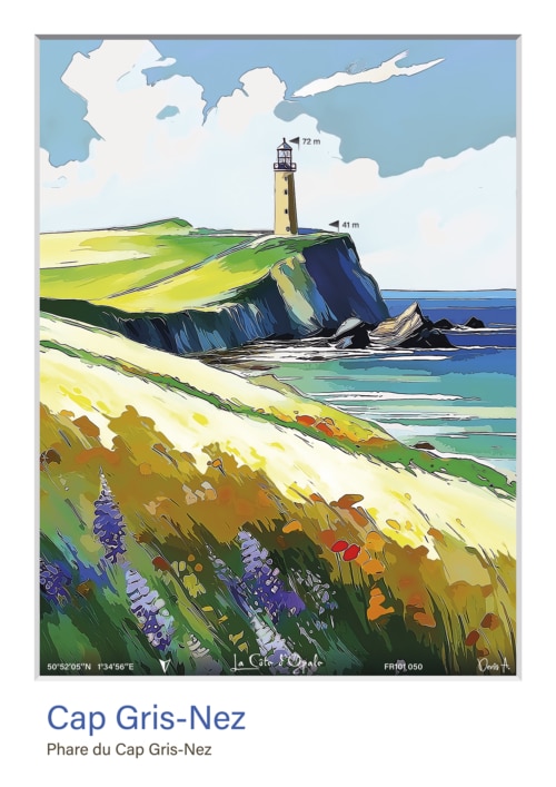 Affiche Phare du Cap Gris-Nez - Audinghen