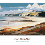 Affiche Plage du Cap Gris-Nez - Audinghen
