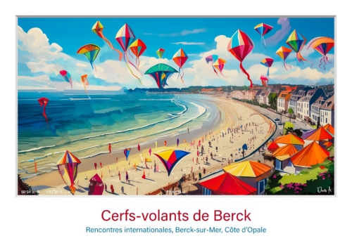 Affiche Cerfs volants de Berck FR101 10 LI