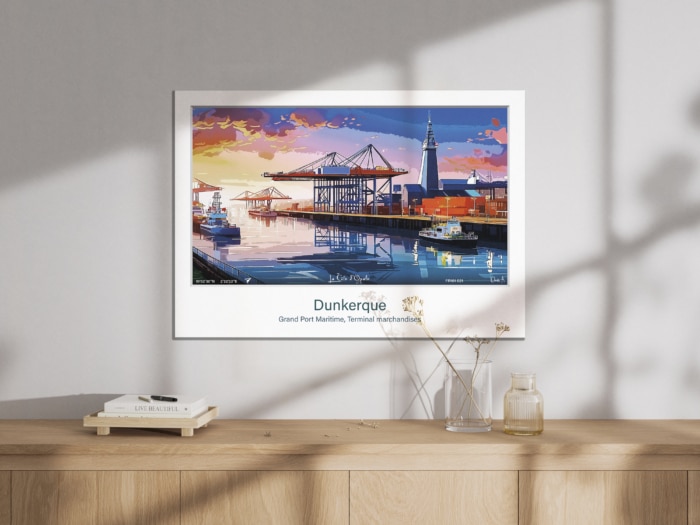 Affiche Grand Port Maritime Terminal marchandises - Dunkerque – Image 3