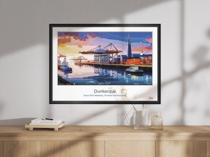 Affiche Grand Port Maritime Terminal marchandises - Dunkerque – Image 2