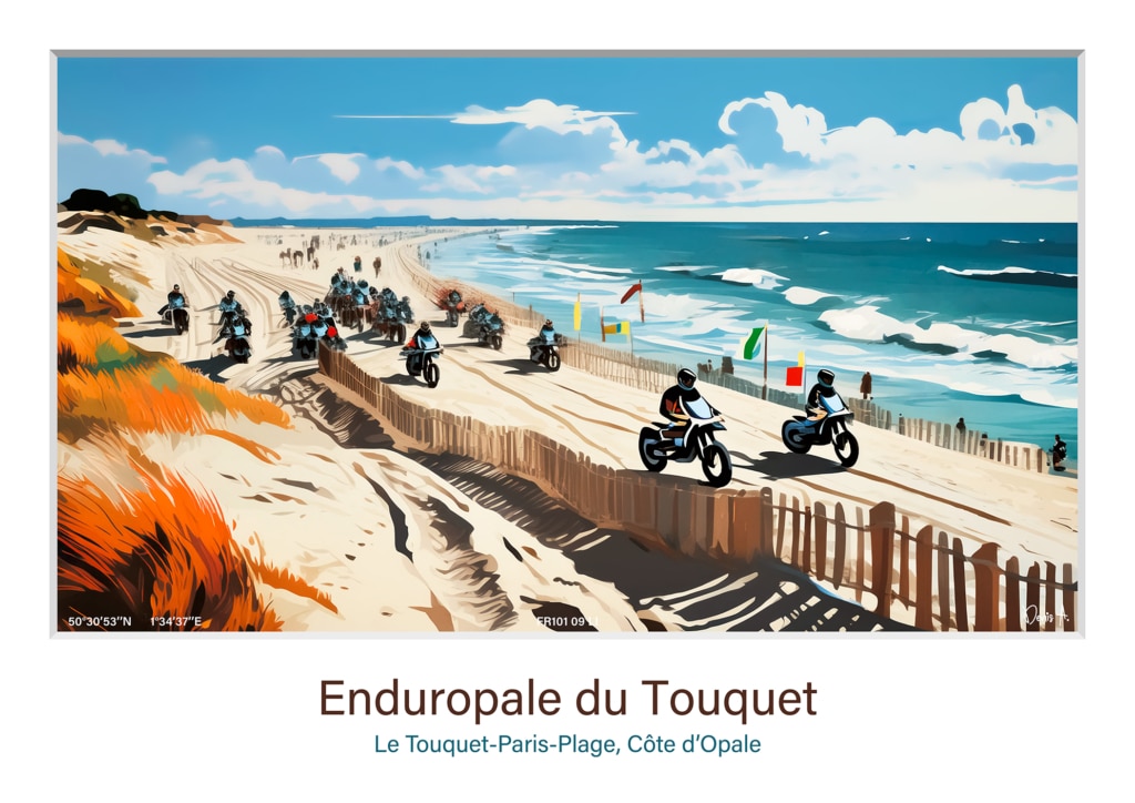 Affiche Enduropale du Touquet FR101 09 LI