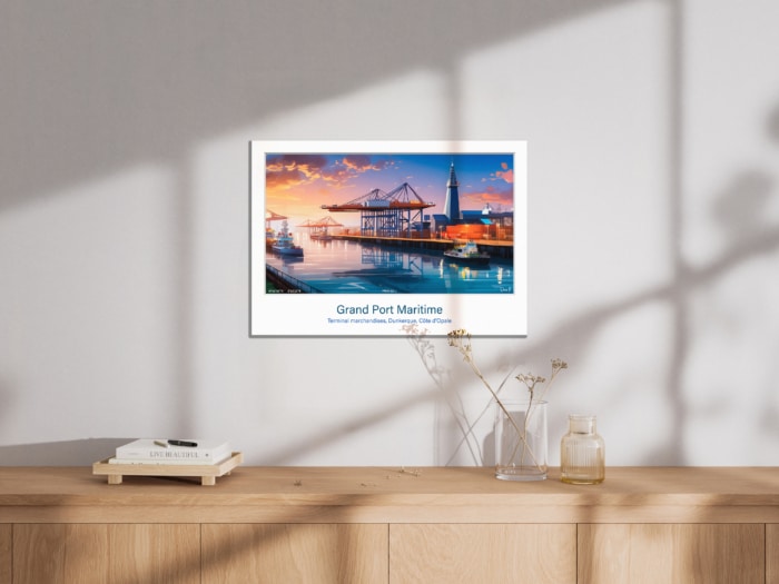 Affiche Grand Port Maritime - Dunkerque - FR101 02 LI A3 Forex