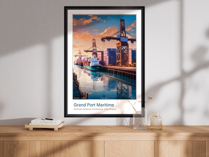 Affiche Grand Port Maritime Terminal container - Dunkerque – Image 2