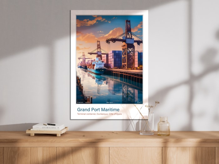 Affiche Grand Port Maritime Terminal container - Dunkerque – Image 3