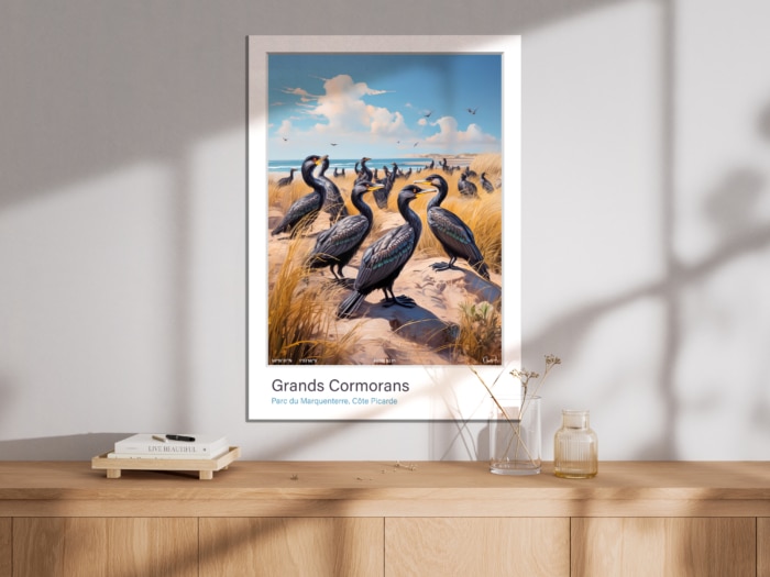 Affiche Grands Cormorans - Parc du Marquenterre – Image 3