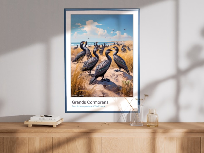 Affiche Grands Cormorans - Parc du Marquenterre – Image 4