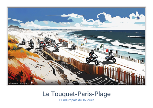 Affiche Le Touquet Paris Plage lEnduropale du Touquet FR101 091