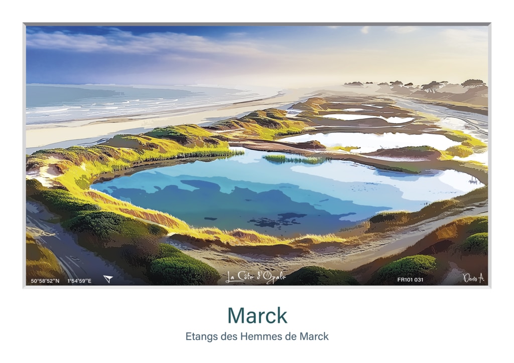 Affiche Marck Etangs des Hemmes de Marck FR101 031
