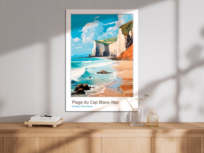 Affiche Plage du Cap Blanc-Nez - Escalles – Image 3