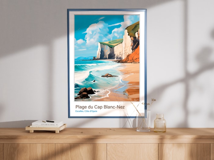 Affiche Plage du Cap Blanc-Nez - Escalles – Image 4