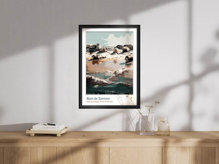 Affiche Refuge des phoques - Baie de Somme – Image 4
