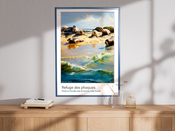 Affiche Refuge des phoques - Baie de Somme – Image 4