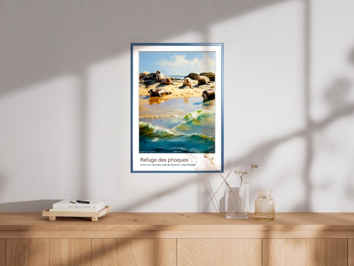 Affiche Refuge des phoques - Baie de Somme – Image 7