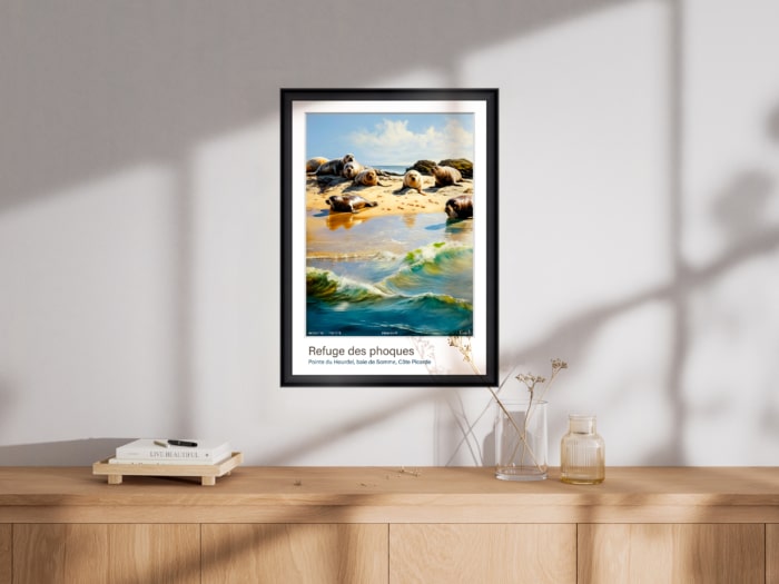 Affiche Refuge des phoques - Baie de Somme – Image 5