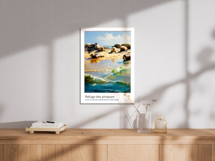 Affiche Refuge des phoques - Baie de Somme – Image 6