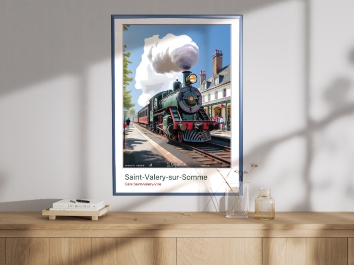 Affiche Gare Saint-Valery-Ville - Saint-Valery-sur-Somme – Image 4