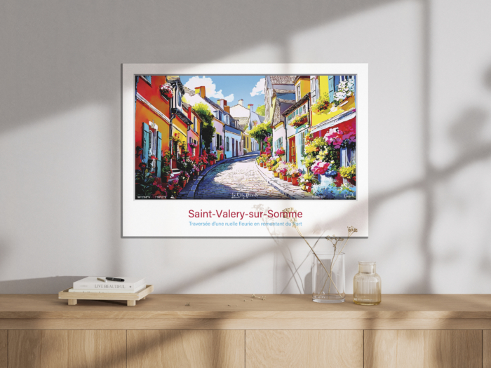 Affiche Ruelle fleurie de Saint-Valery - Saint-Valery-sur-Somme – Image 3