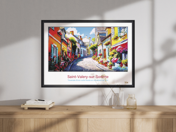 Affiche Ruelle fleurie de Saint-Valery - Saint-Valery-sur-Somme – Image 2