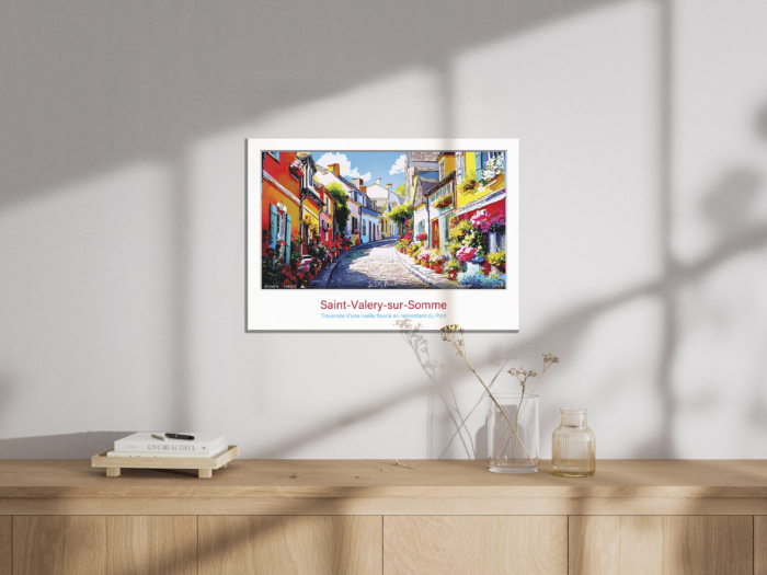 Affiche Ruelle fleurie de Saint-Valery - Saint-Valery-sur-Somme – Image 5