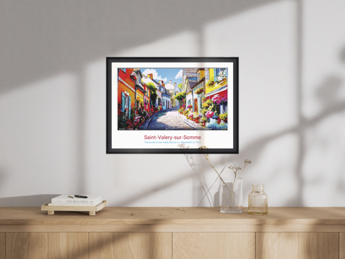 Affiche Ruelle fleurie de Saint-Valery - Saint-Valery-sur-Somme – Image 4