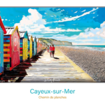 Affiche Chemin de planches - Cayeux-sur-Mer