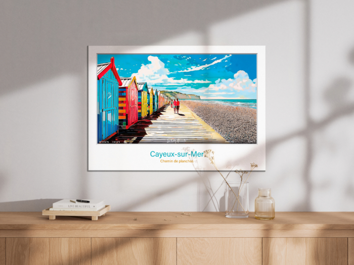 Affiche Chemin de planches - Cayeux-sur-Mer – Image 3