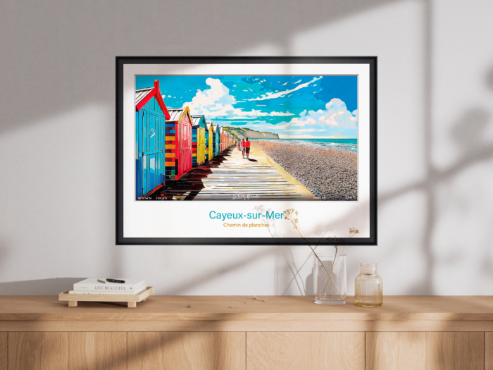 Affiche Chemin de planches - Cayeux-sur-Mer – Image 2