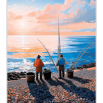 Affiche Pêche au maquereau - Cayeux-sur-Mer