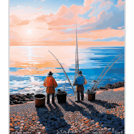 Affiche Pêche au maquereau - Cayeux-sur-Mer