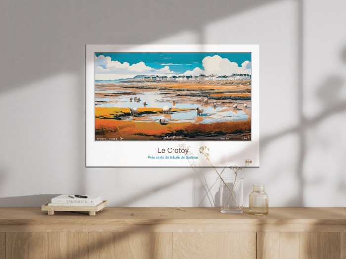 Affiche Prés salés de la baie de Somme - Le Crotoy – Image 3