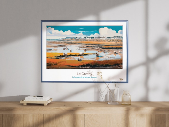 Affiche Prés salés de la baie de Somme - Le Crotoy – Image 4