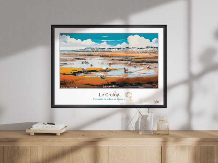 Affiche Prés salés de la baie de Somme - Le Crotoy – Image 2