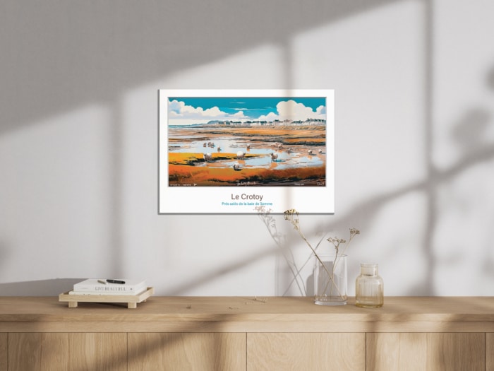 Affiche Prés salés de la baie de Somme - Le Crotoy – Image 6