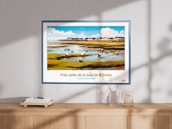 Affiche Prés salés de la baie de Somme - Le Crotoy – Image 4