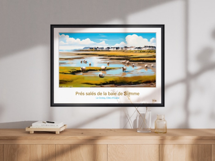 Affiche Prés salés de la baie de Somme - Le Crotoy – Image 2