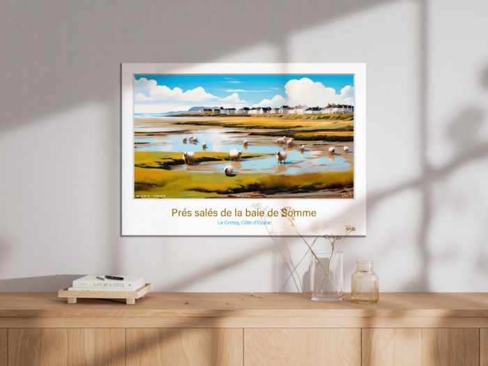 Affiche Prés salés de la baie de Somme - Le Crotoy – Image 3