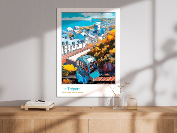 Affiche Funiculaire des Terrasses - Le Tréport – Image 3