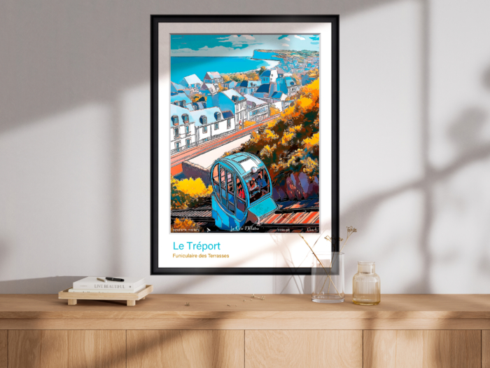 Affiche Funiculaire des Terrasses - Le Tréport – Image 2